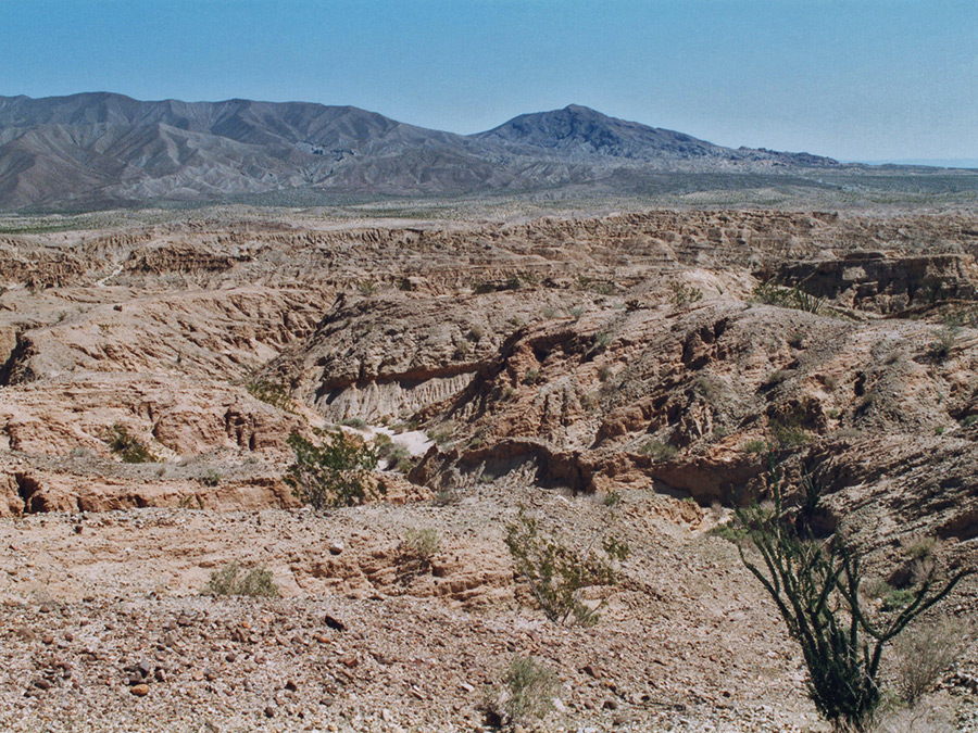 Ravine through the badlands