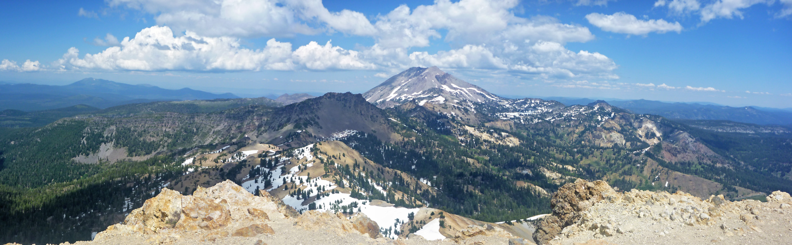 View northeast from the summit