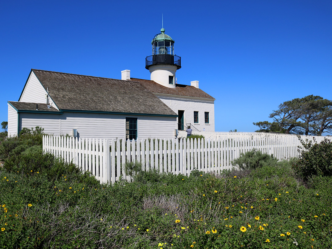 Picket fence of the lighthouse