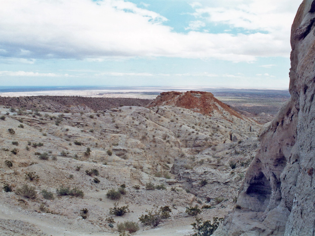 Calcite Mine - view down Palm Wash