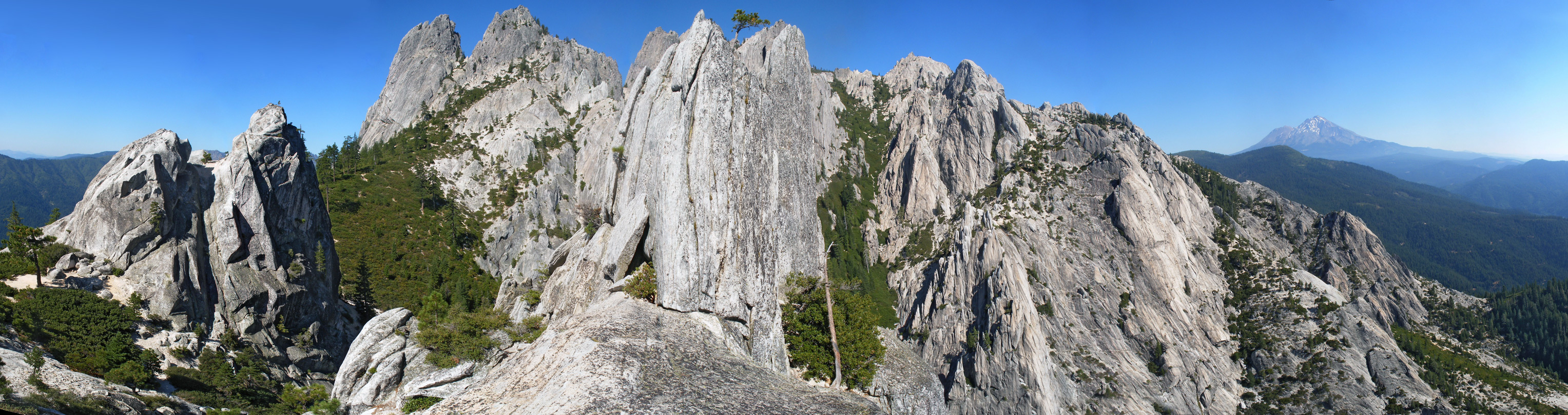 Jagged peaks