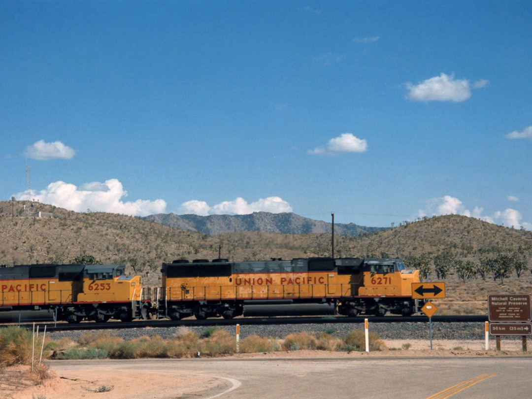 Union Pacific train at Cima