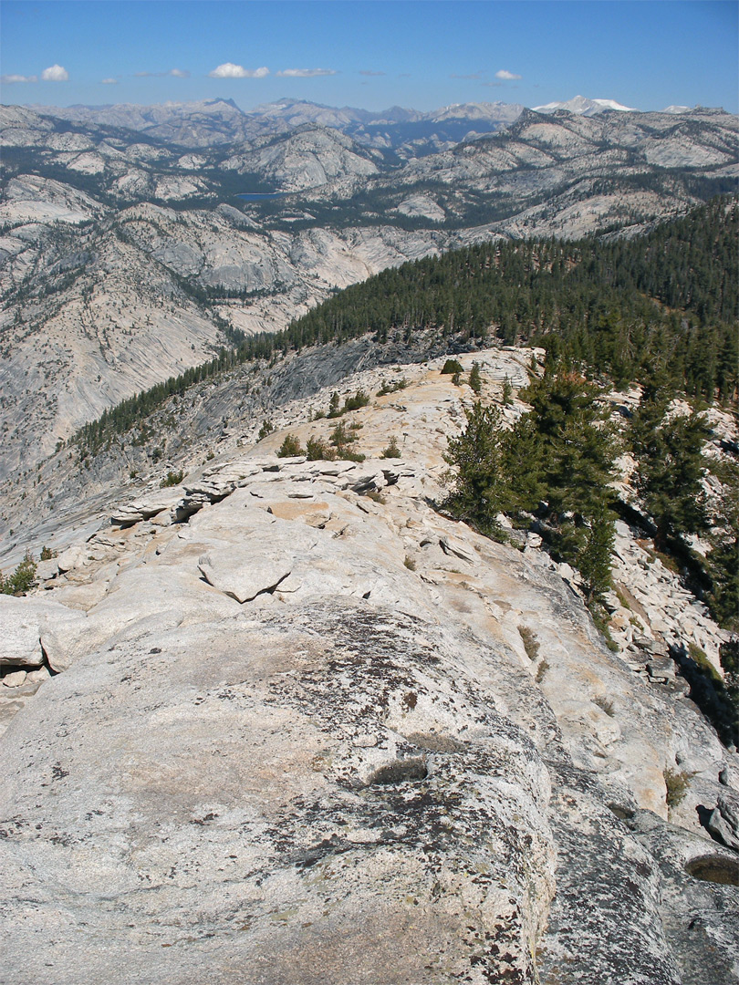 Ridge at the summit