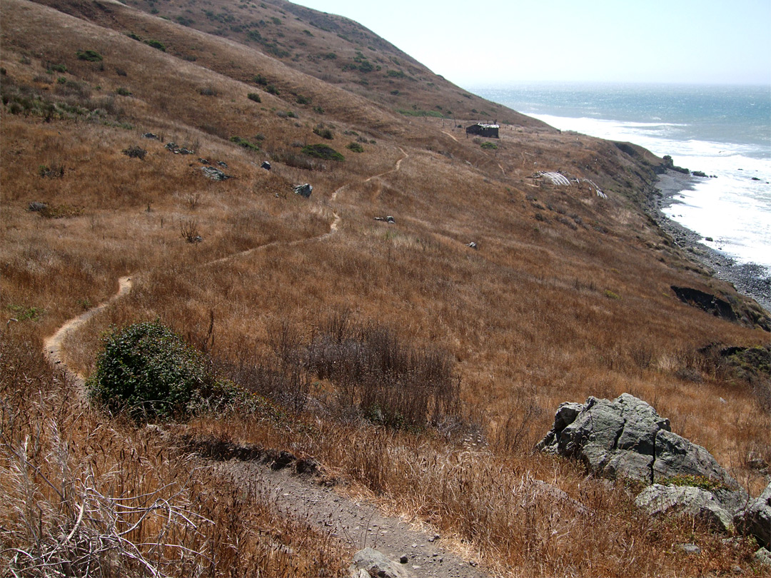 Path along the hillside