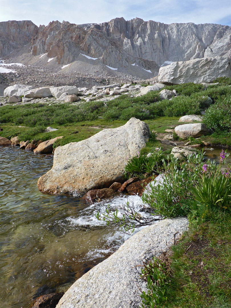 Stream into Lake Four