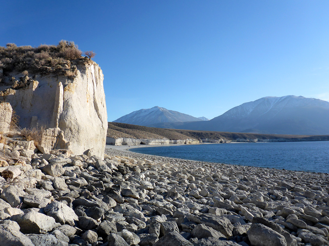 Beach and mountains