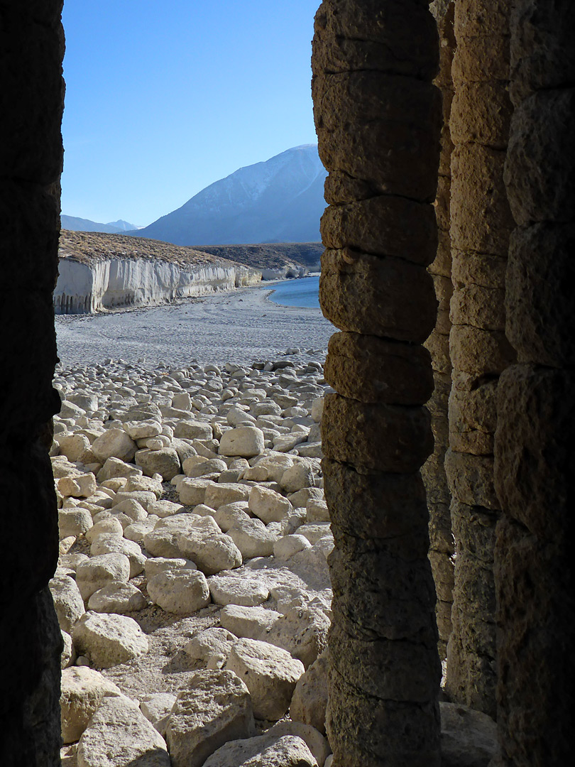 Beach and columns