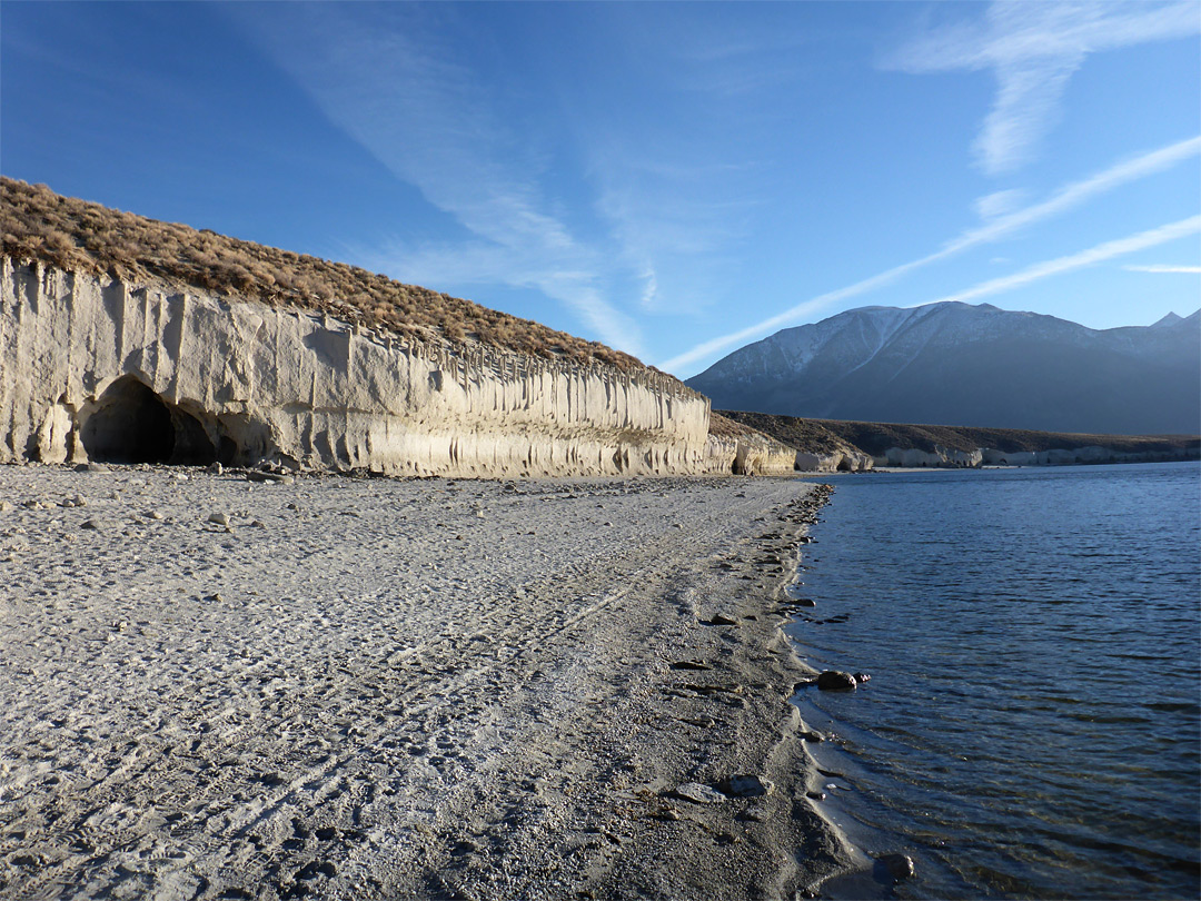 Shoreline to the south