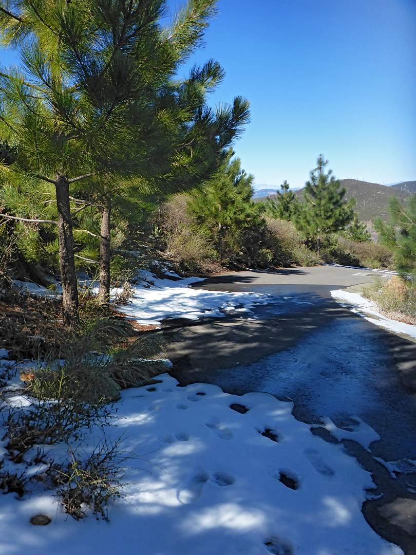 Snow on the road