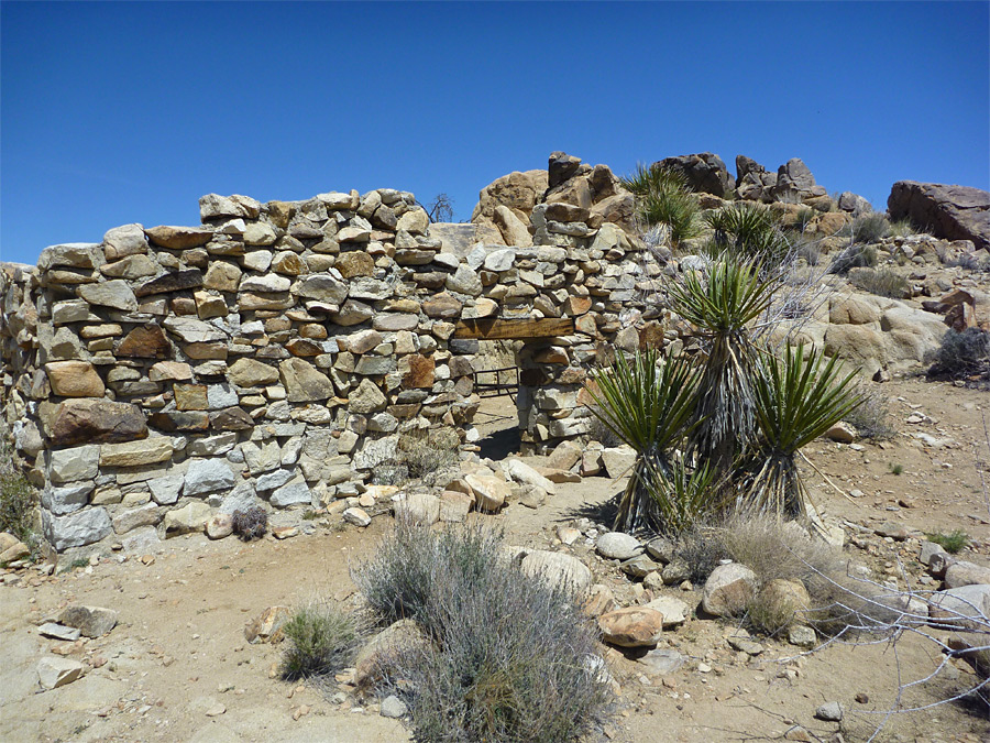 Wall and doorway