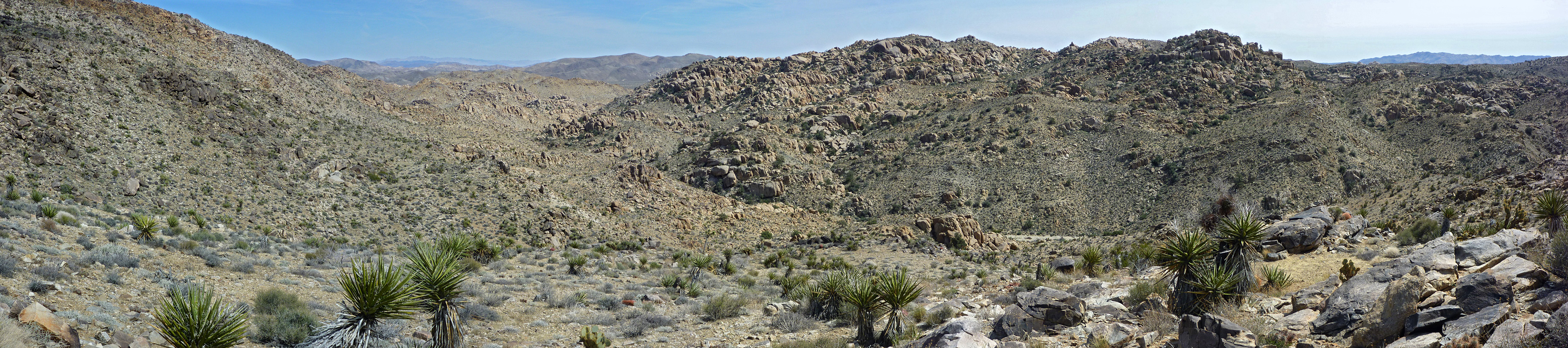 Hills and valleys near Desert Queen Mine