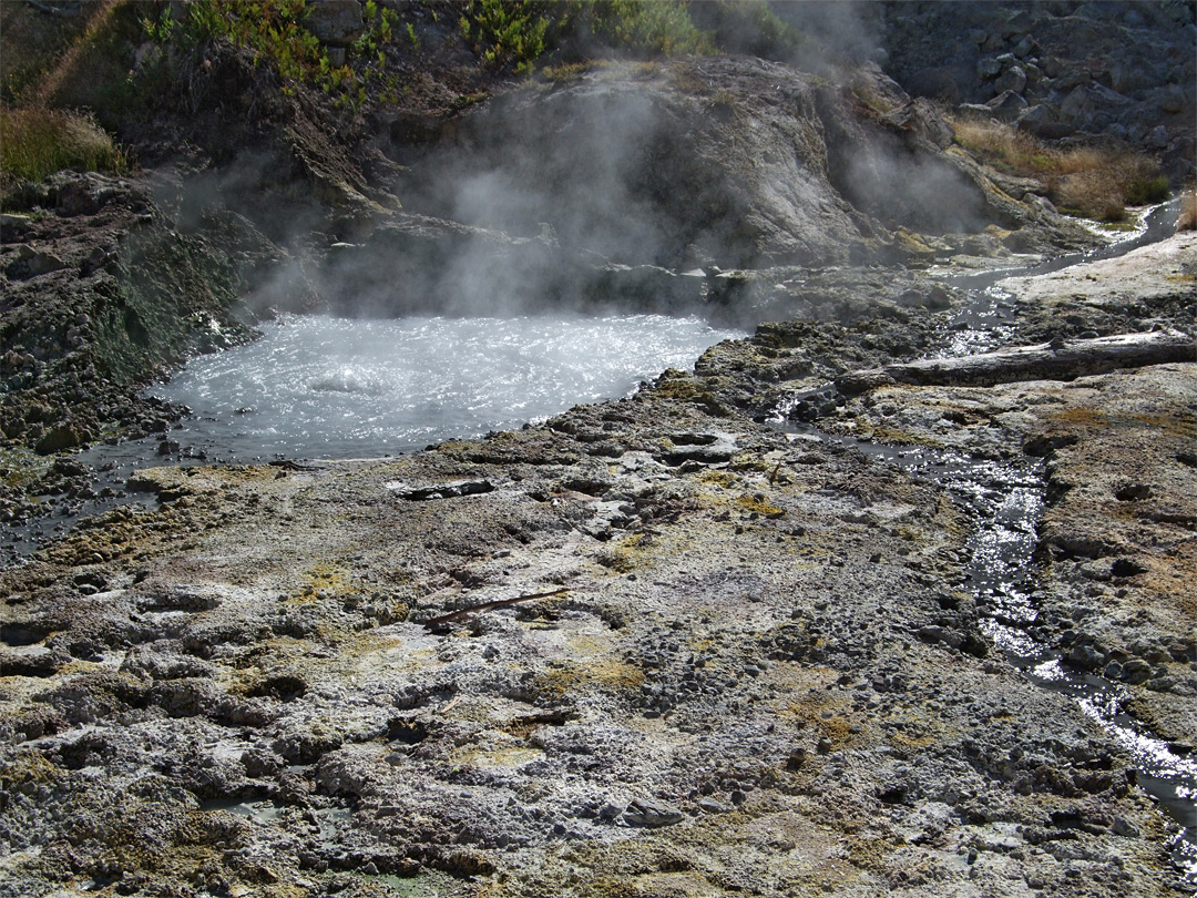 Bubbling spring