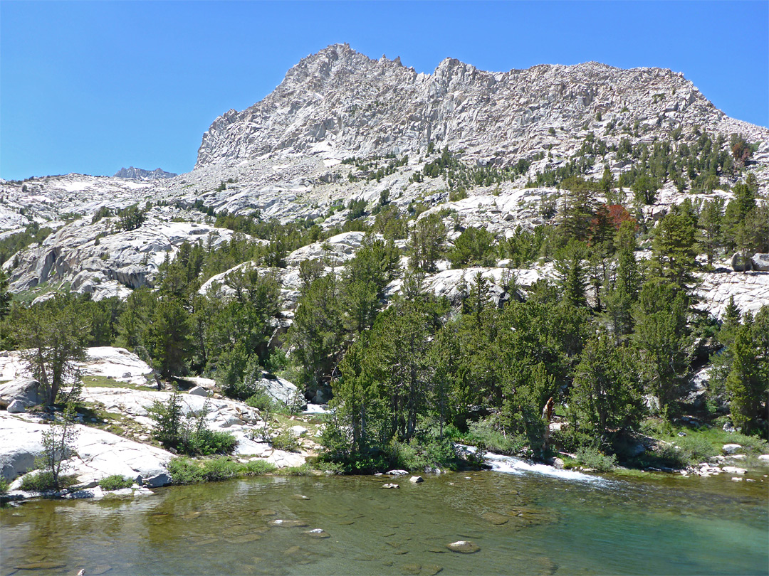 Stream and lake