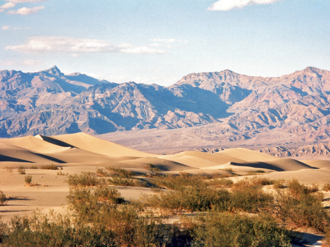 Sunset on the Mesquite Flat dunes