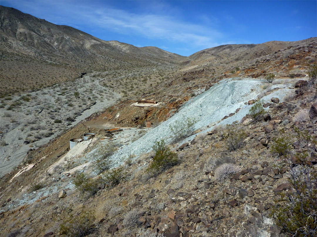 El Dorado Mine spoil heaps