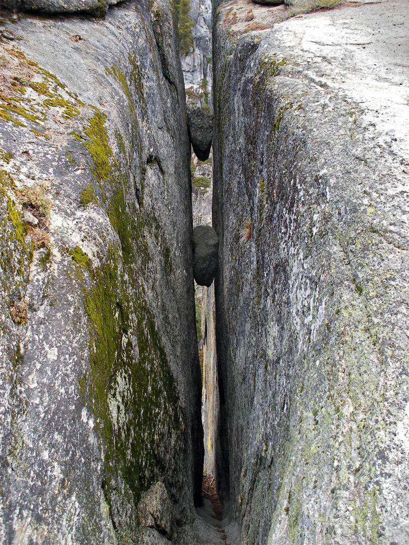 A fissure near Taft Point