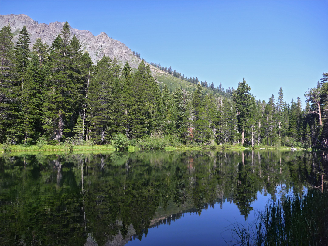 Reflections on Floating Island Lake