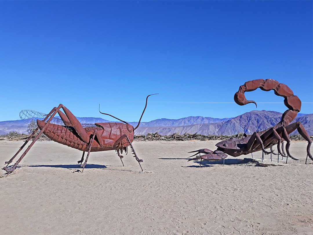Scorpion and grasshopper