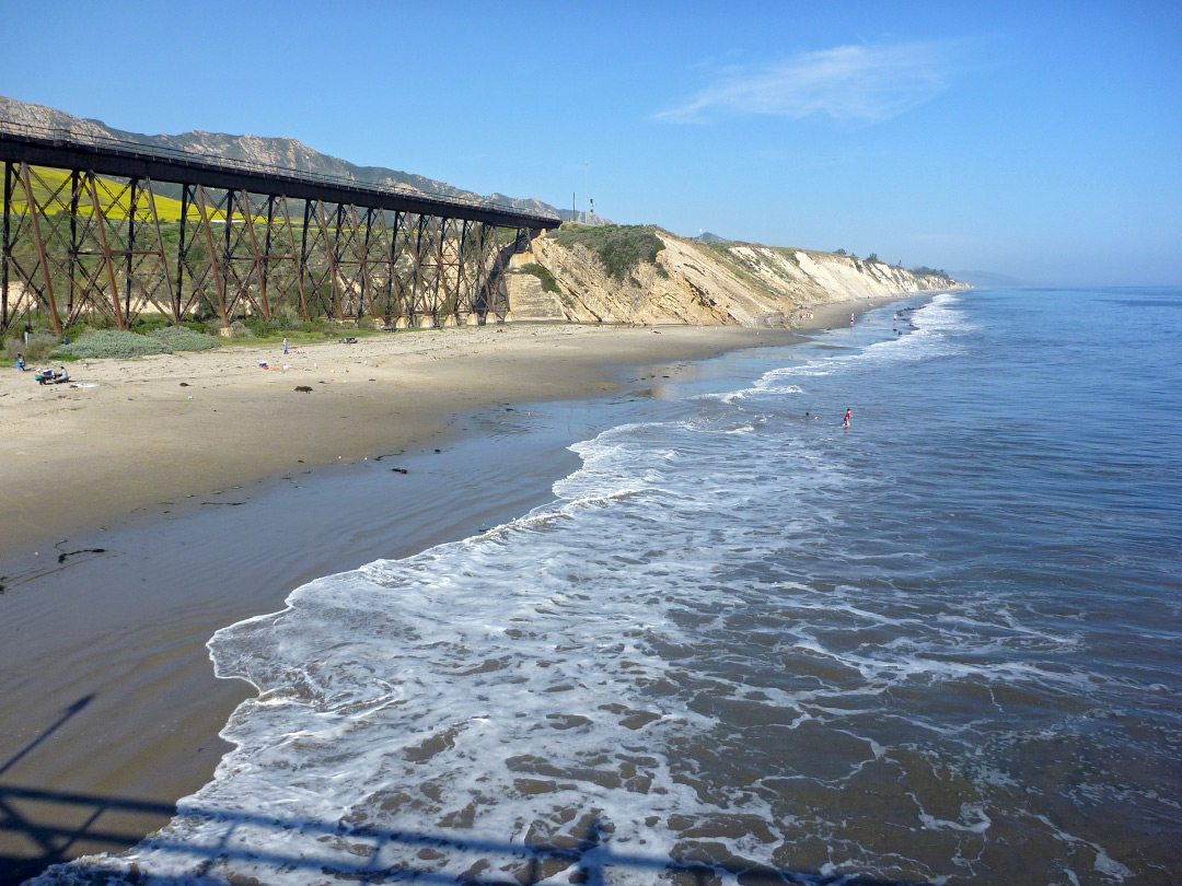 Sandy beach