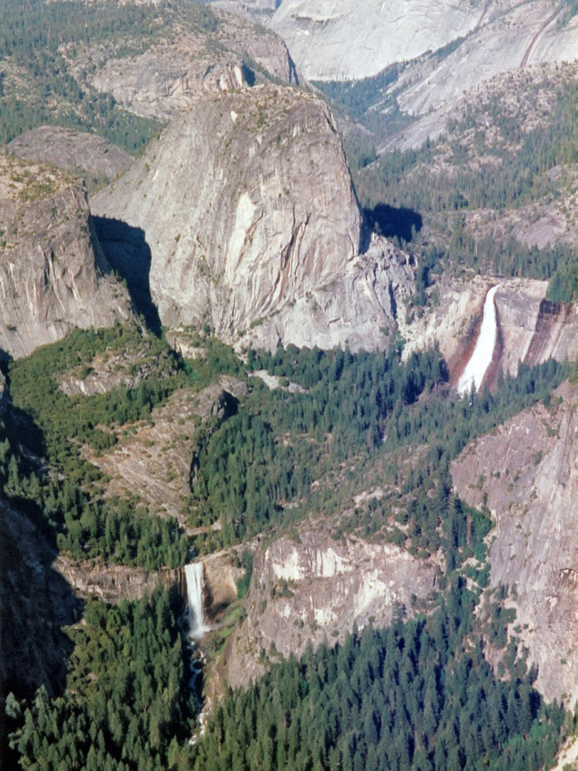 Vernal and Nevada Falls