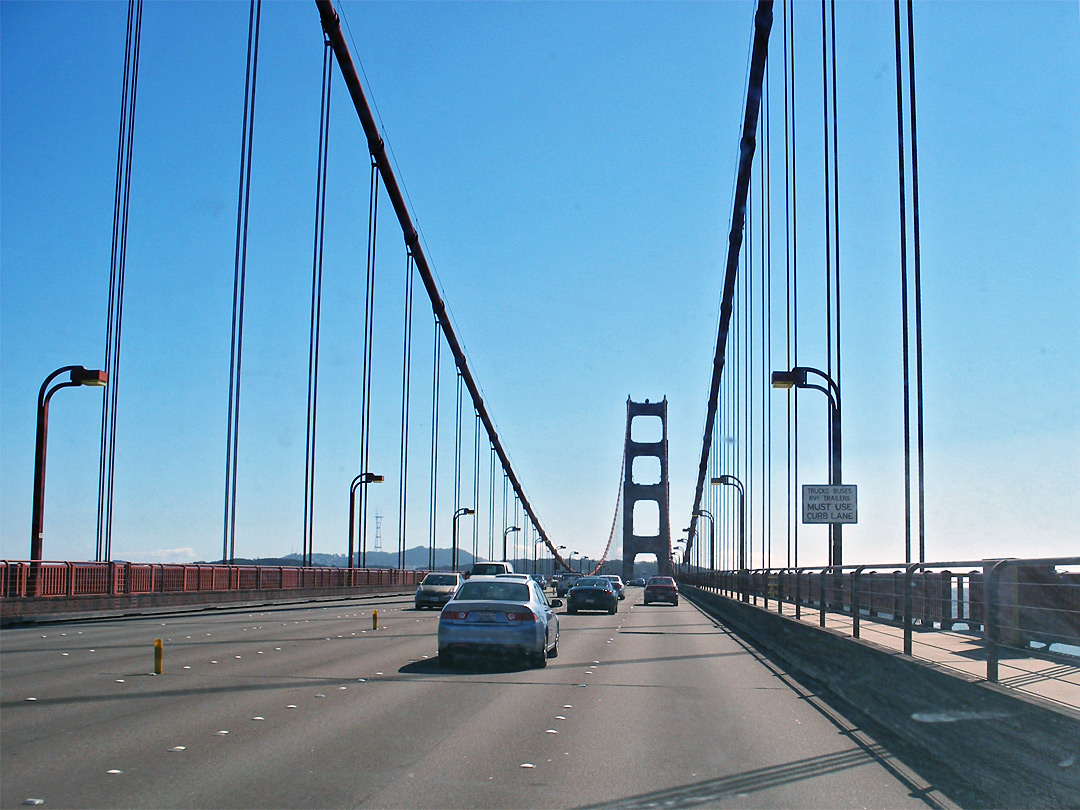 On the Golden Gate Bridge