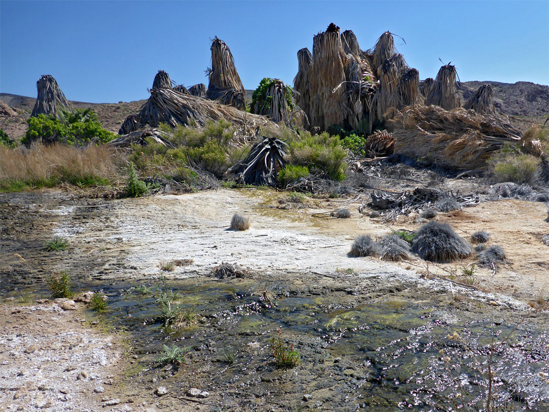 Travertine terraces