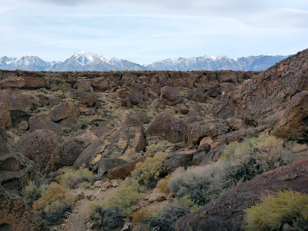 Many boulders