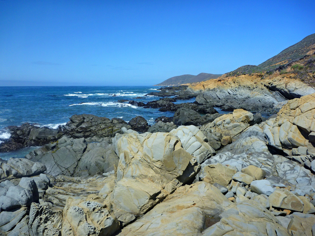 The coast - view north