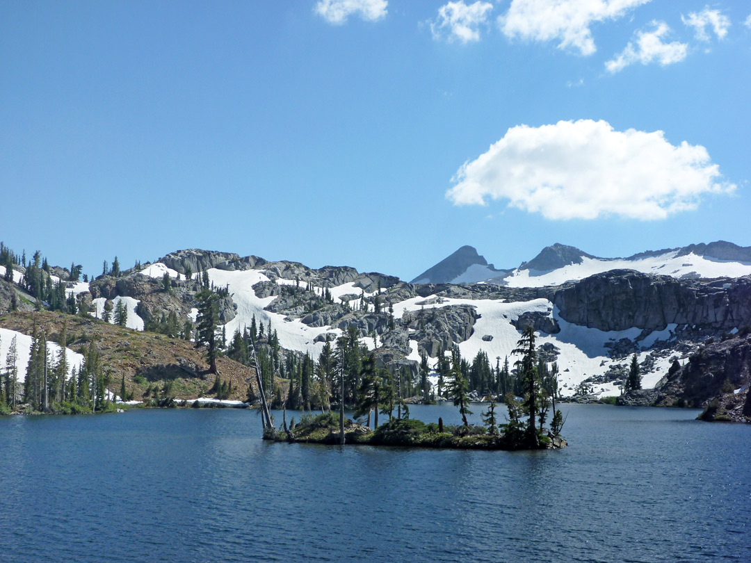 Island in Heather Lake