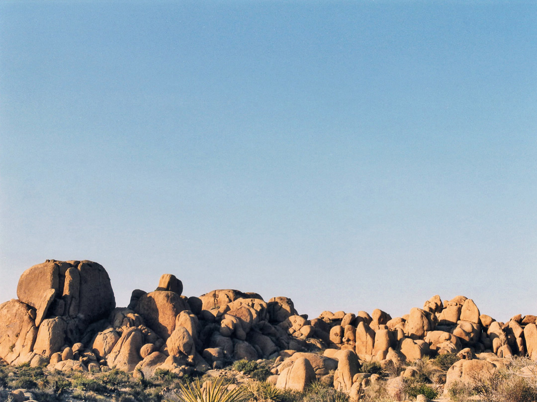 Boulders at sunset