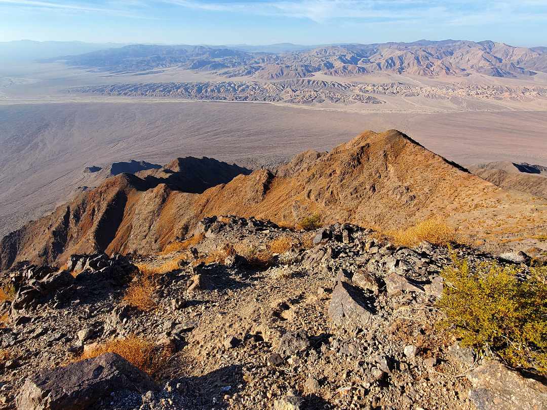 Ridge to the southwest