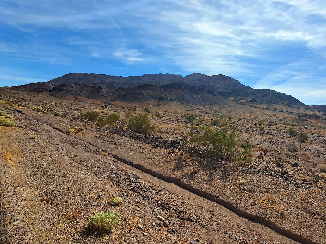 The mountain, from the west