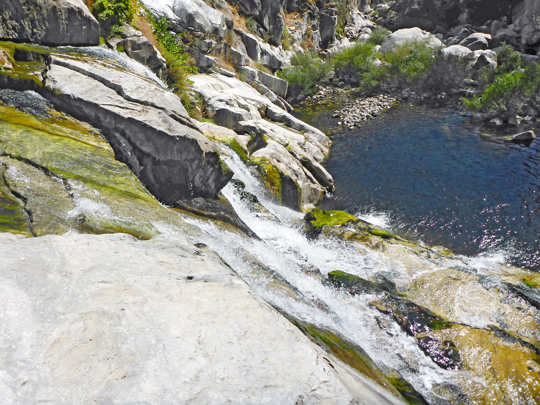 Pool below the falls