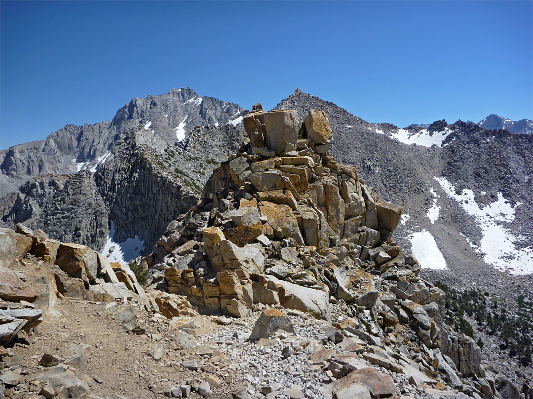 Rocks at Kearsarge Pass