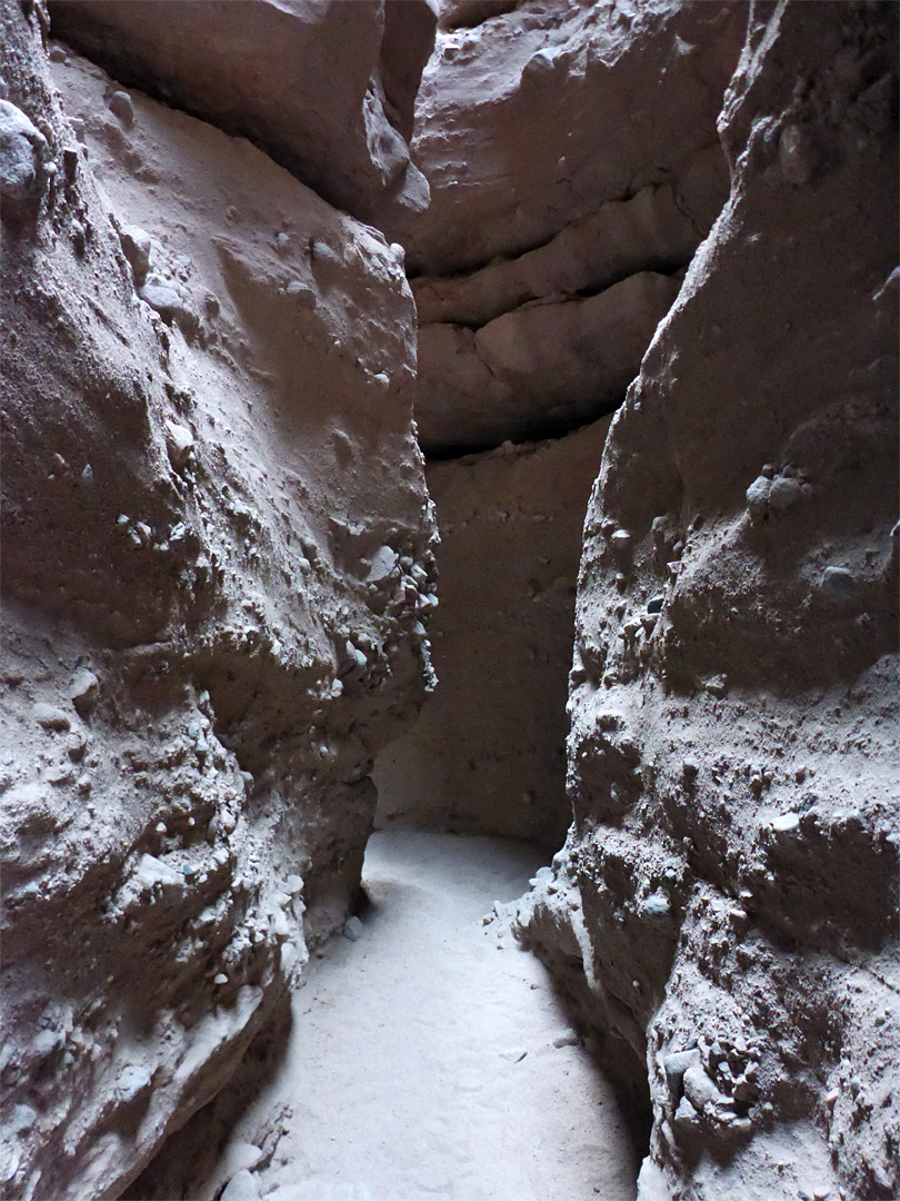 Stony canyon walls