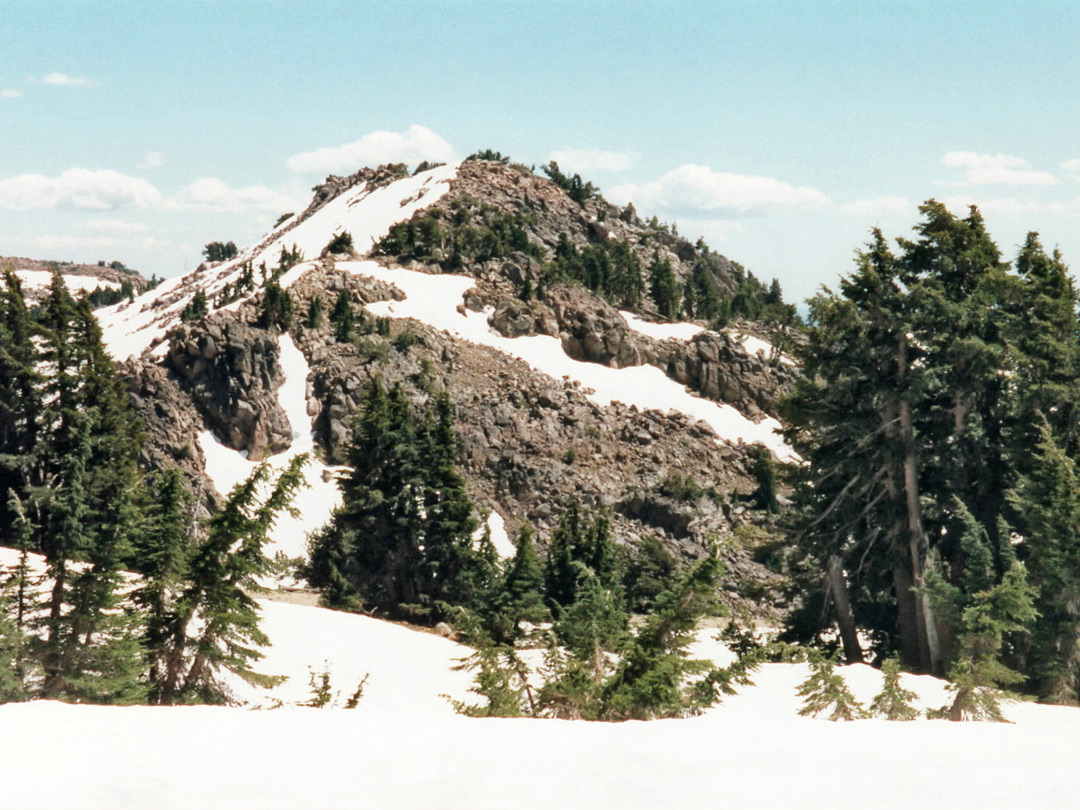 Ridge near the summit