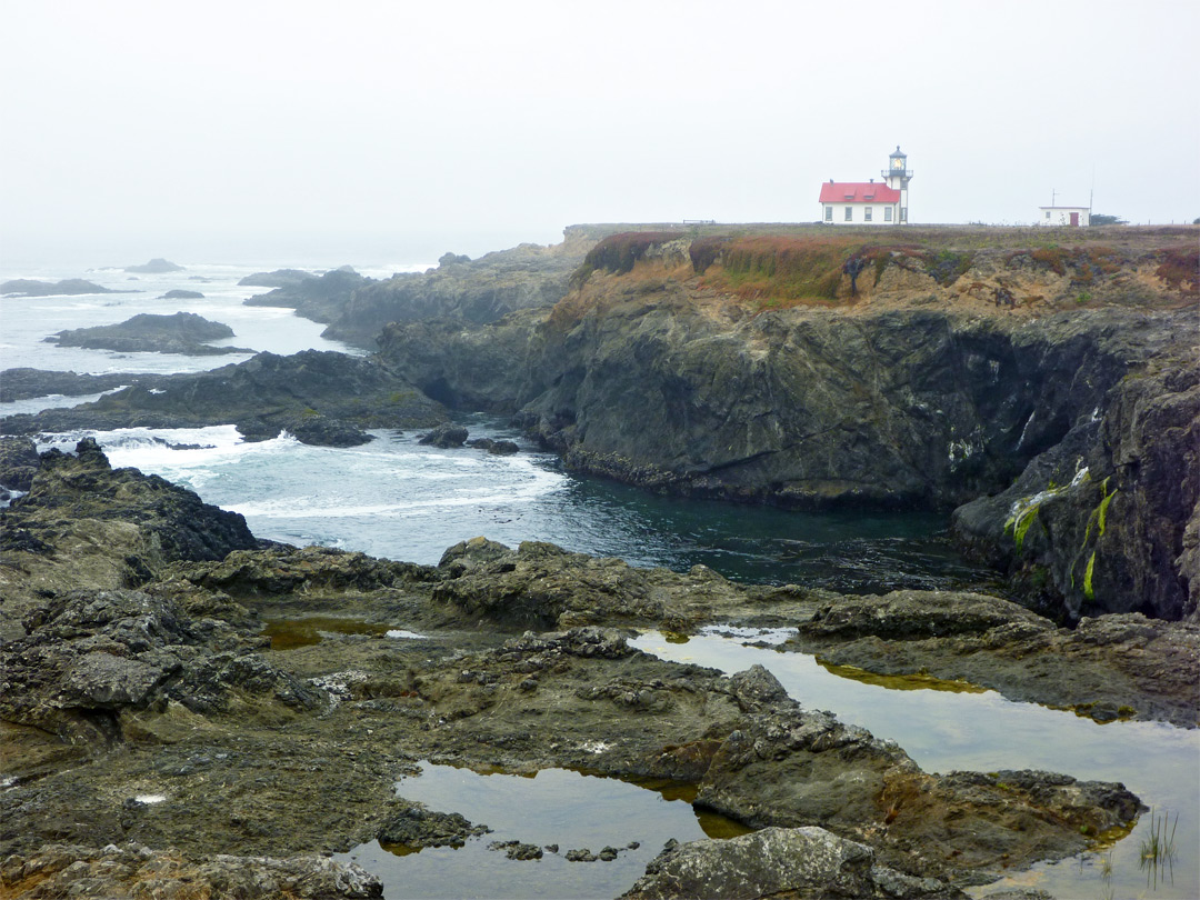 Pools below the lighthouse