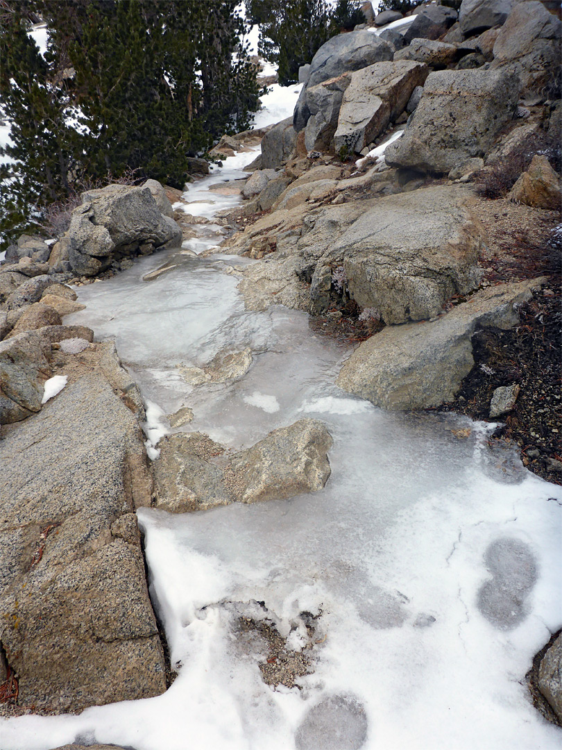 Ice on the path