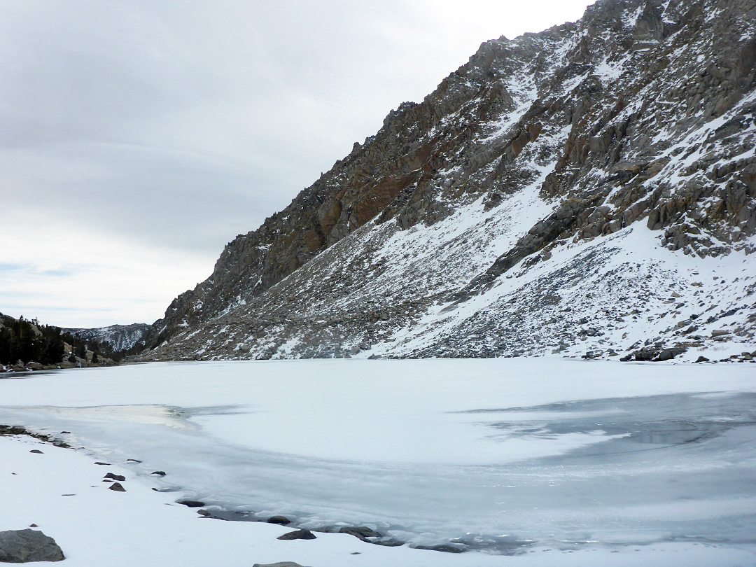 Snow on Loch Leven