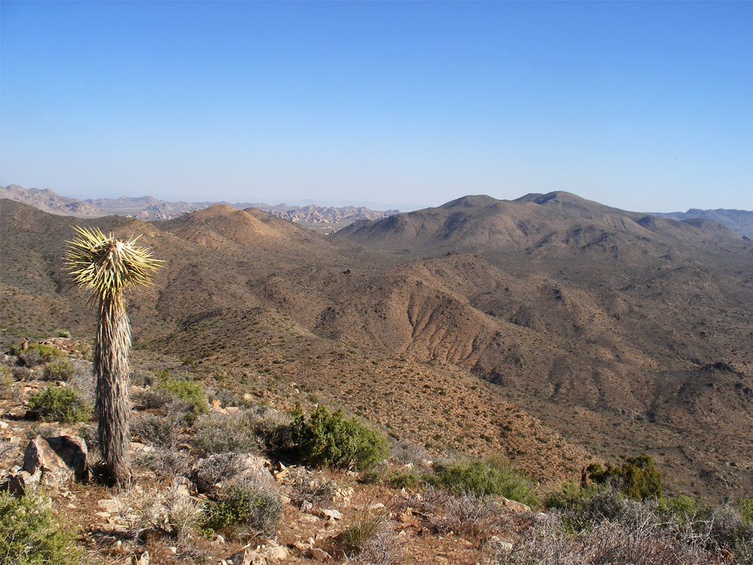 Summit above the mine