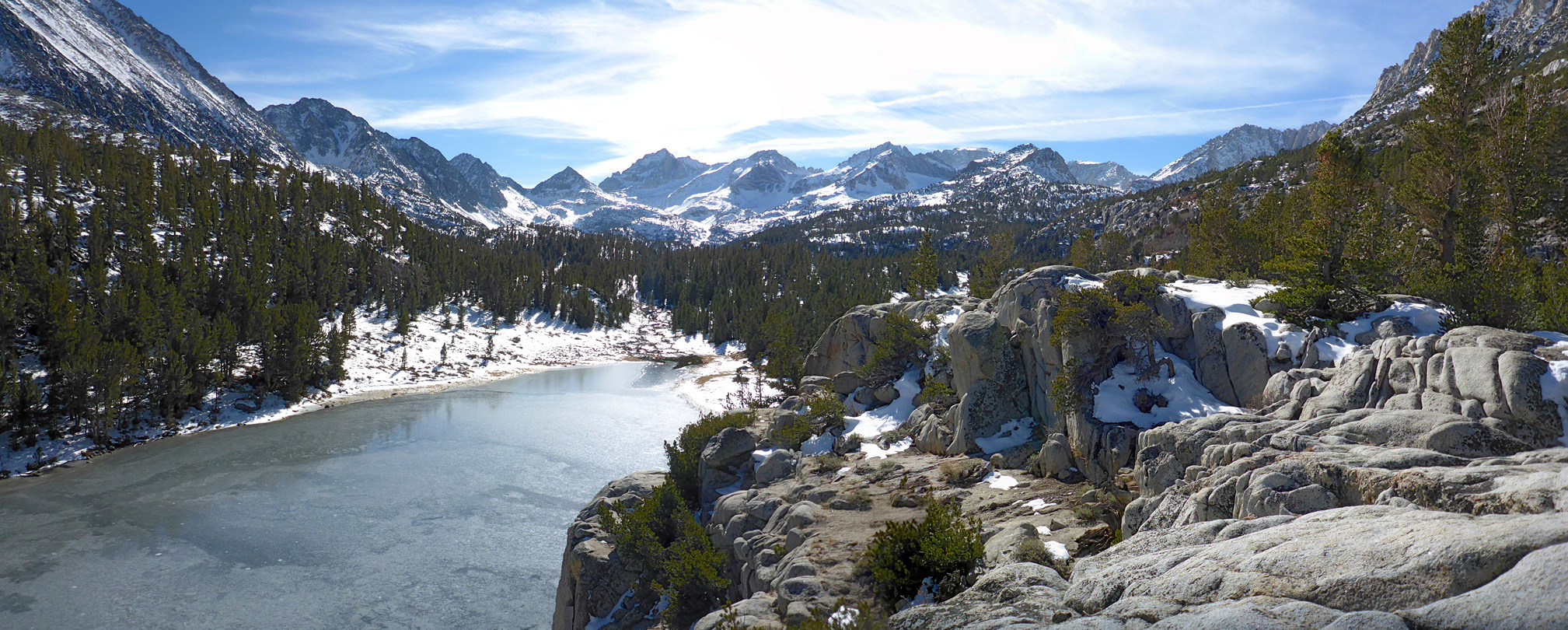 Rocks above Mack Lake