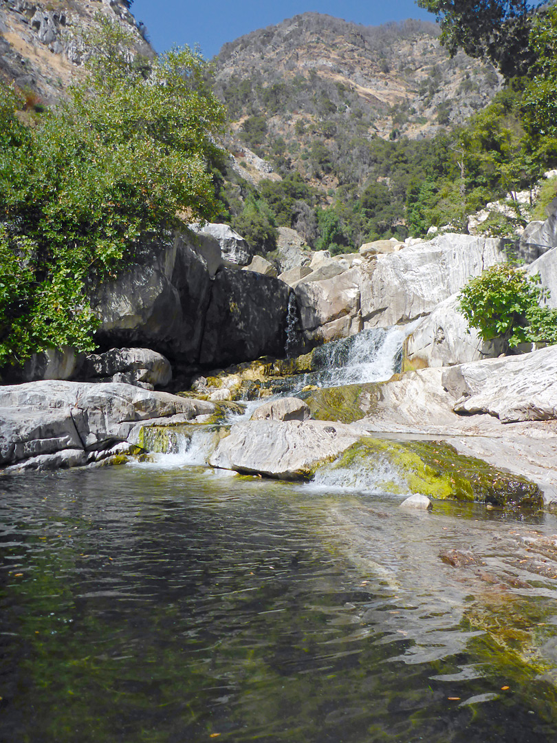 Pool above the falls