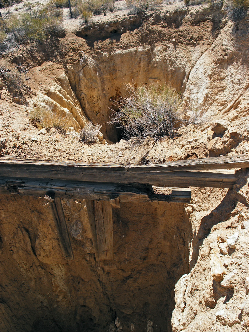 Shafts at Teutonia Mine