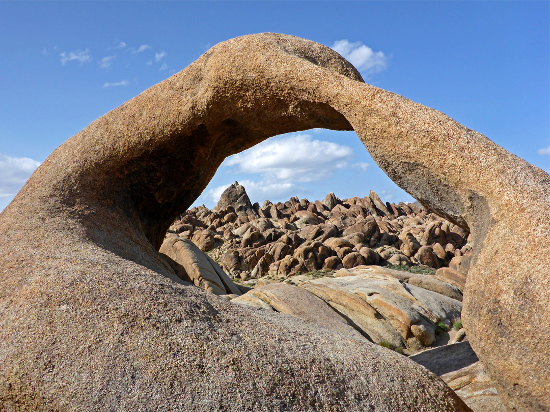Rocks behind Mobius Arch