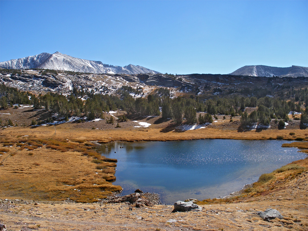 Pond along the trail