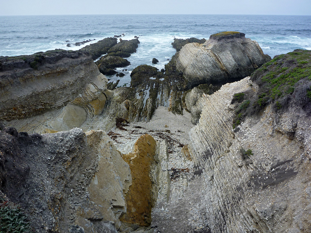 Peble beach and inlet