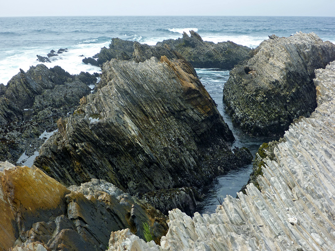 Jagged rocks