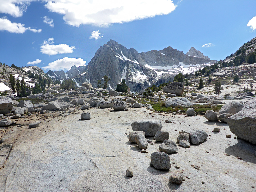 Granite boulders