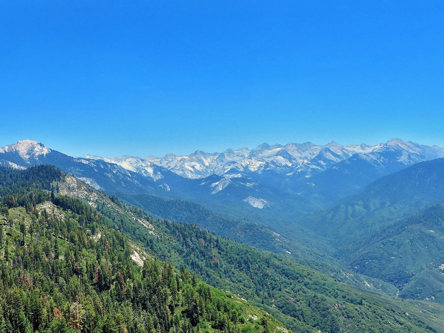 View northeast from Moro Rock