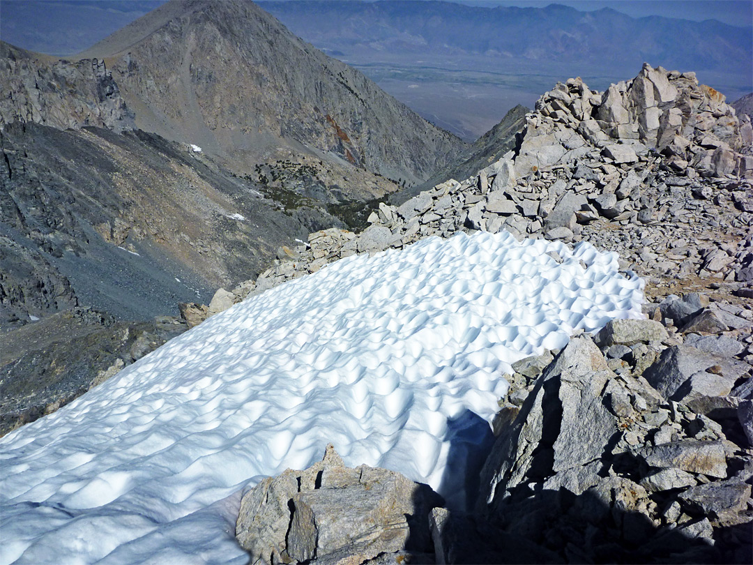 Snow on Mt Gould